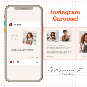 Read more about the article “Hello!” Instagram Carousel Post | Minimalist collection